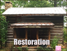Historic Log Cabin Restoration  Maxie, Virginia
